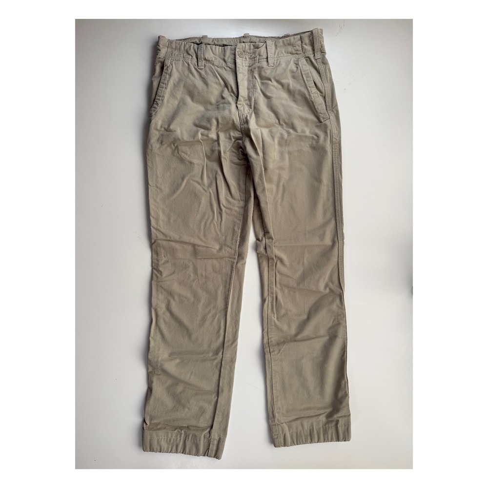 SAVE KHAKI UNITED Twill Original Chino 100% Cotton Twill Mens 30 Khaki USA‎ Made